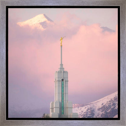 Mount Timpanogos Temple Winter Peaks
