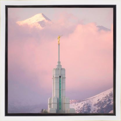 Mount Timpanogos Temple Winter Peaks