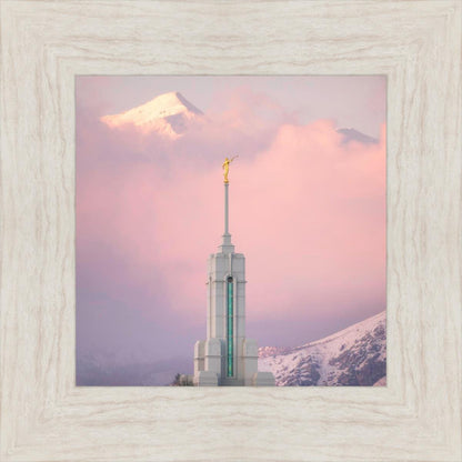 Mount Timpanogos Temple Winter Peaks
