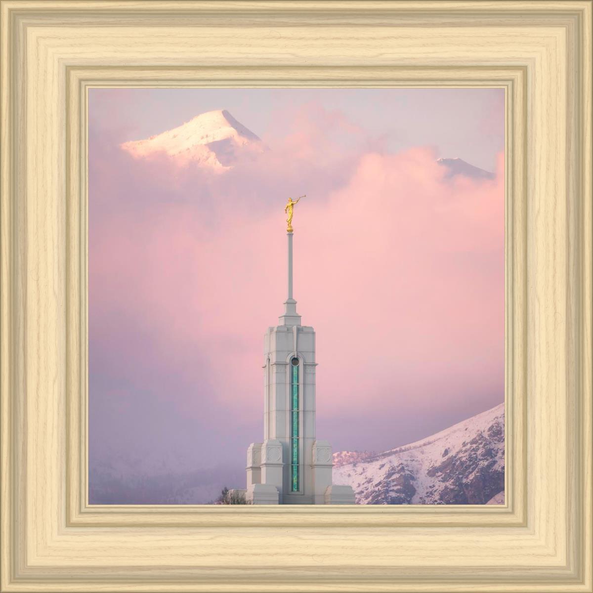 Mount Timpanogos Temple Winter Peaks