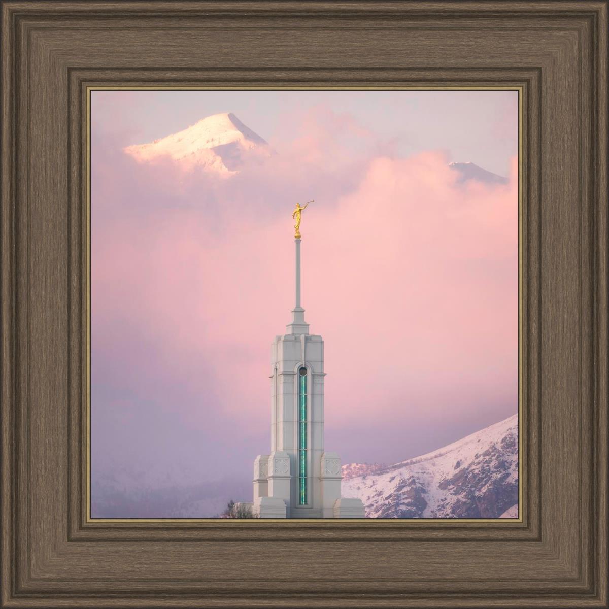 Mount Timpanogos Temple Winter Peaks