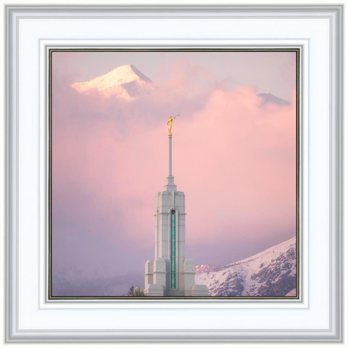 Mount Timpanogos Temple Winter Peaks