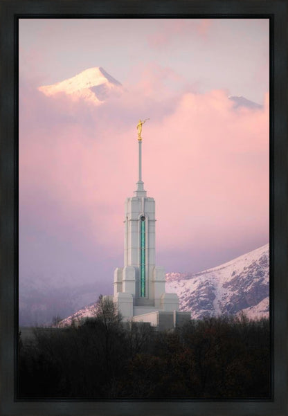 Mount Timpanogos Temple Winter Peaks