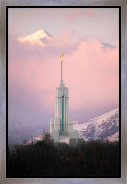 Mount Timpanogos Temple Winter Peaks