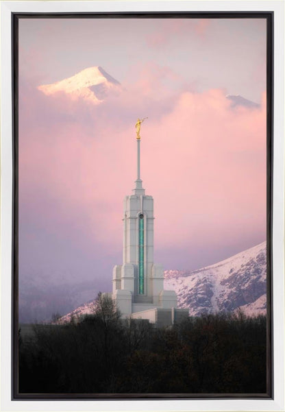 Mount Timpanogos Temple Winter Peaks
