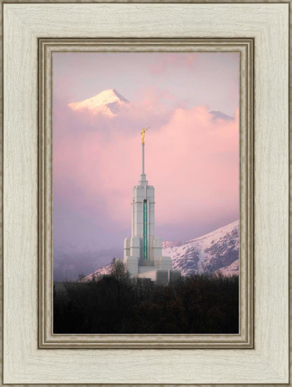Mount Timpanogos Temple Winter Peaks