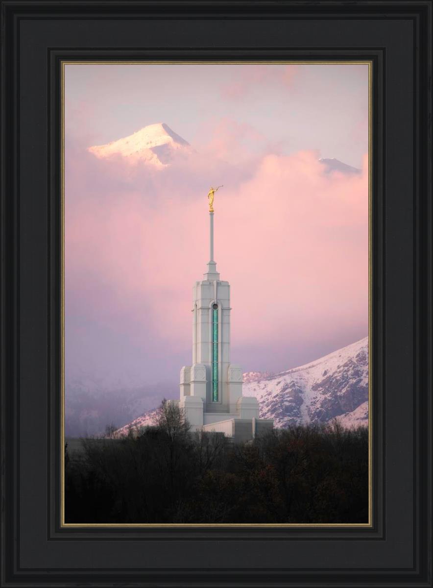Mount Timpanogos Temple Winter Peaks
