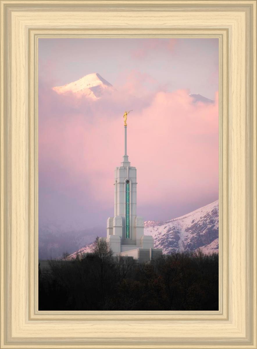 Mount Timpanogos Temple Winter Peaks