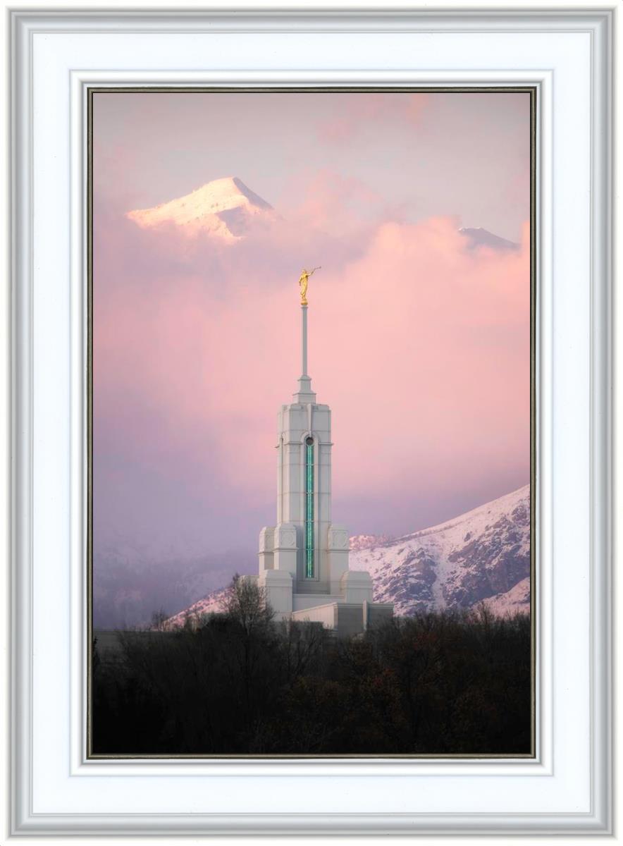 Mount Timpanogos Temple Winter Peaks
