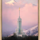 Mount Timpanogos Temple Winter Peaks