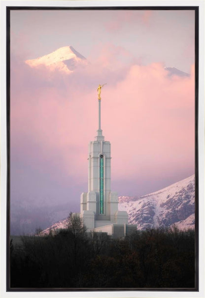 Mount Timpanogos Temple Winter Peaks