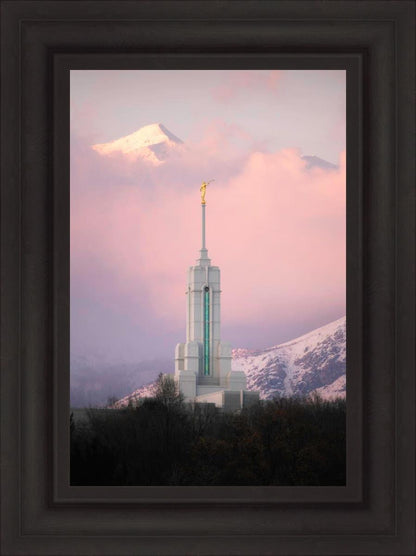 Mount Timpanogos Temple Winter Peaks