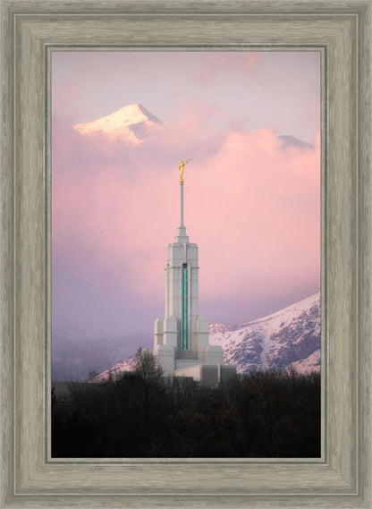 Mount Timpanogos Temple Winter Peaks