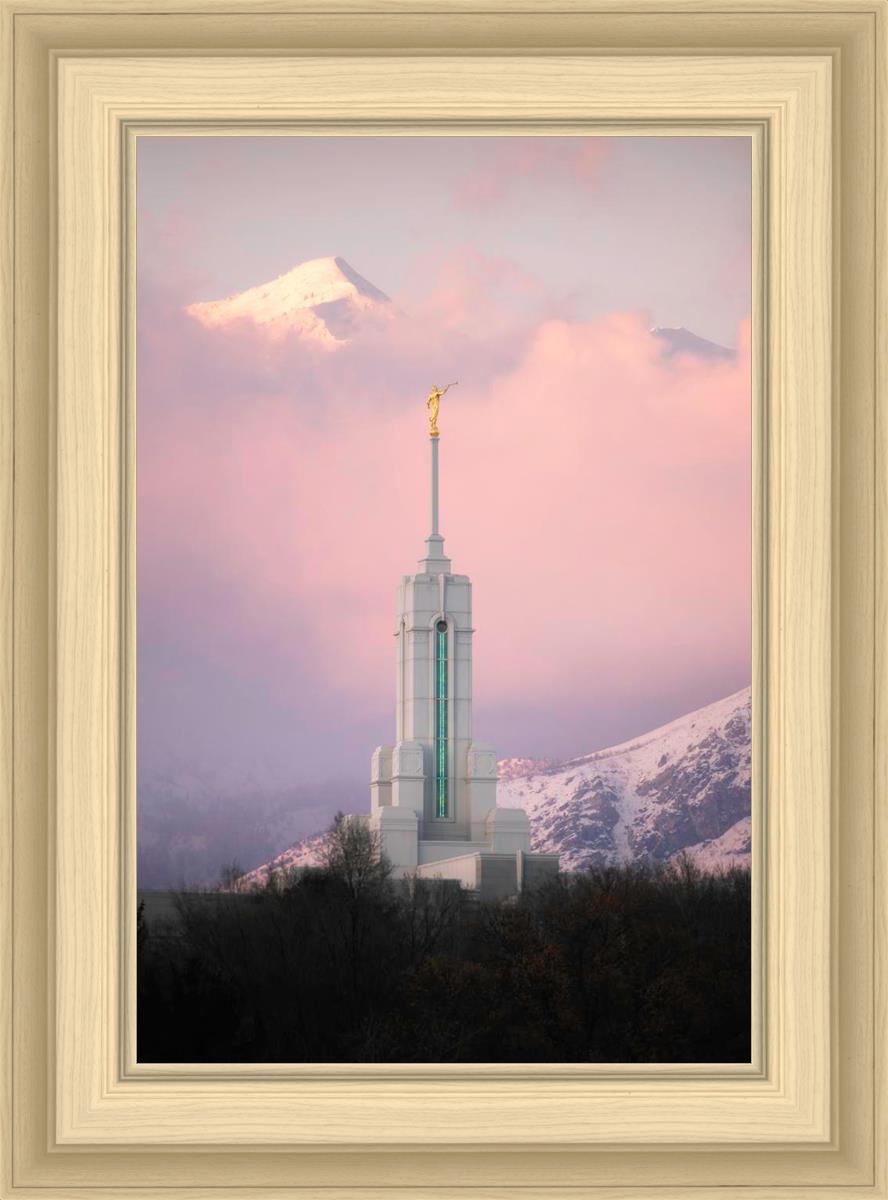 Mount Timpanogos Temple Winter Peaks