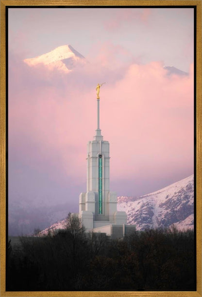 Mount Timpanogos Temple Winter Peaks