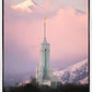 Mount Timpanogos Temple Winter Peaks