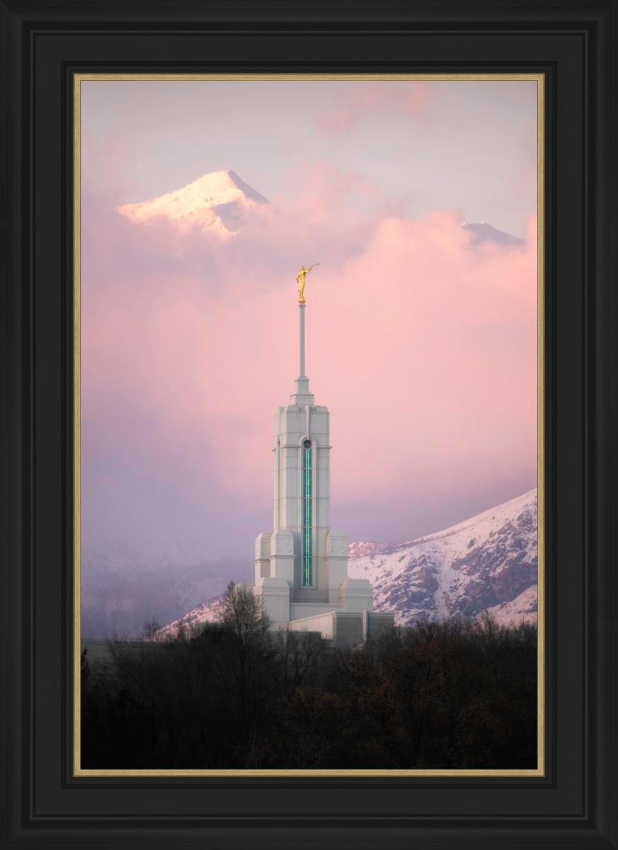 Mount Timpanogos Temple Winter Peaks