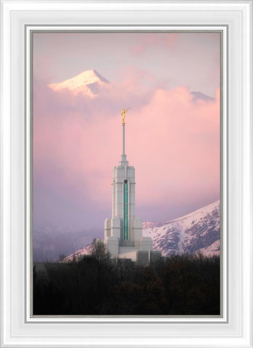 Mount Timpanogos Temple Winter Peaks