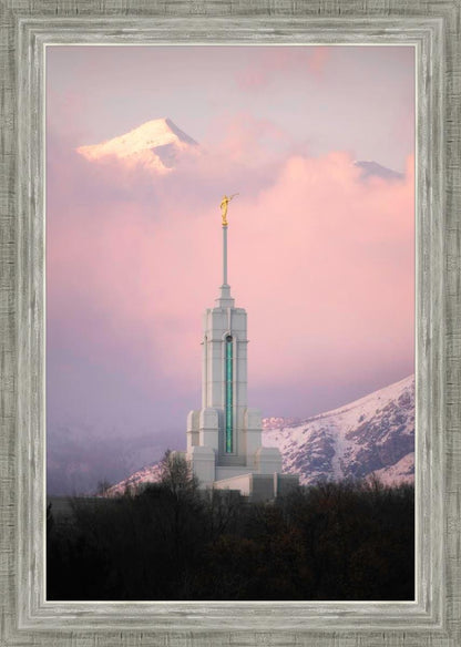 Mount Timpanogos Temple Winter Peaks