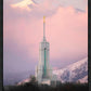 Mount Timpanogos Temple Winter Peaks