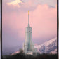 Mount Timpanogos Temple Winter Peaks
