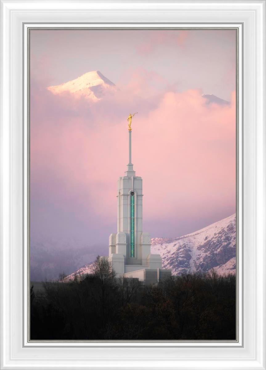 Mount Timpanogos Temple Winter Peaks