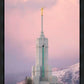 Mount Timpanogos Temple Winter Peaks