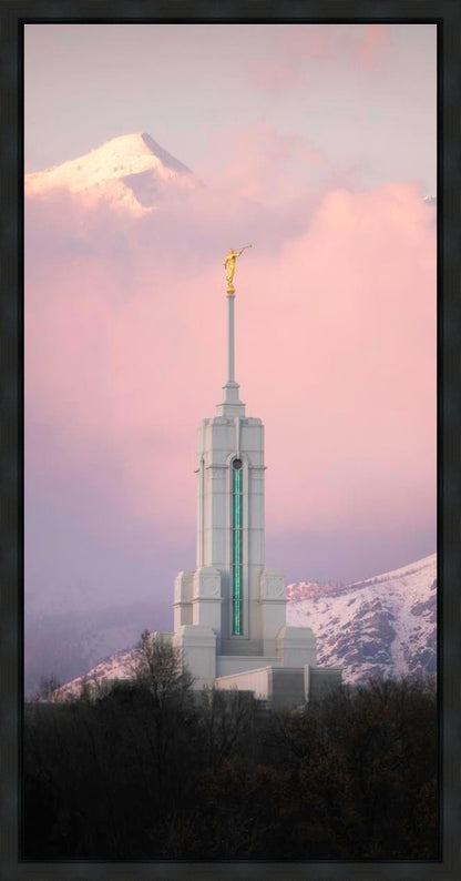Mount Timpanogos Temple Winter Peaks