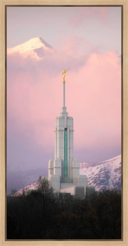 Mount Timpanogos Temple Winter Peaks