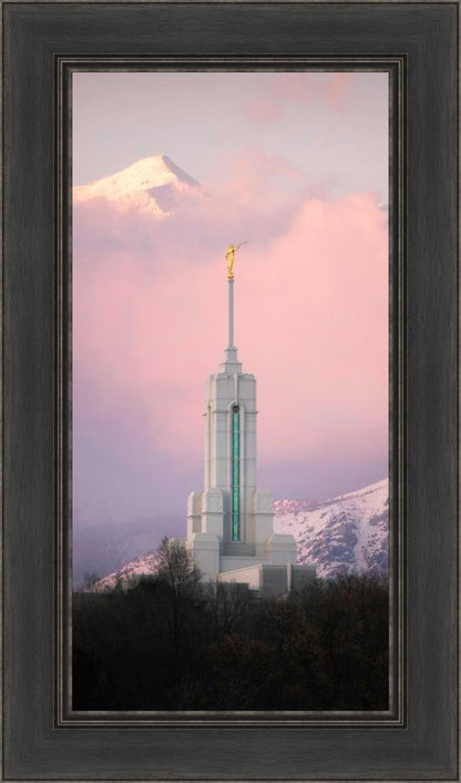 Mount Timpanogos Temple Winter Peaks