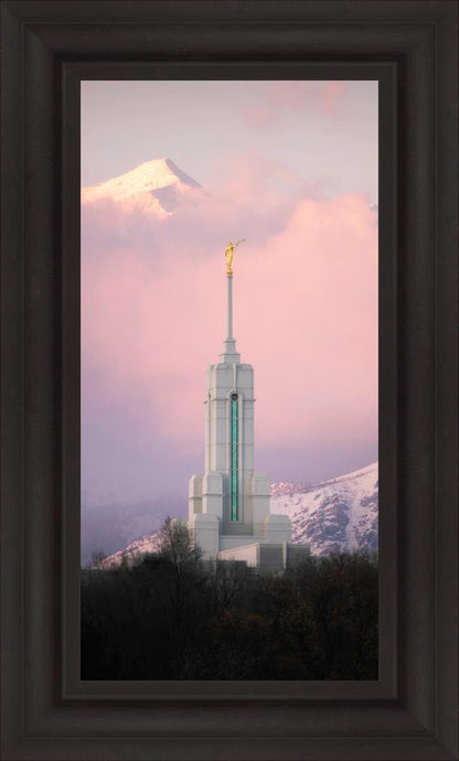 Mount Timpanogos Temple Winter Peaks