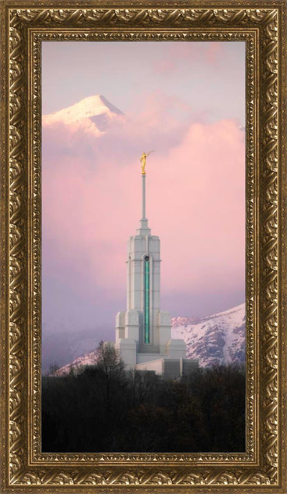 Mount Timpanogos Temple Winter Peaks