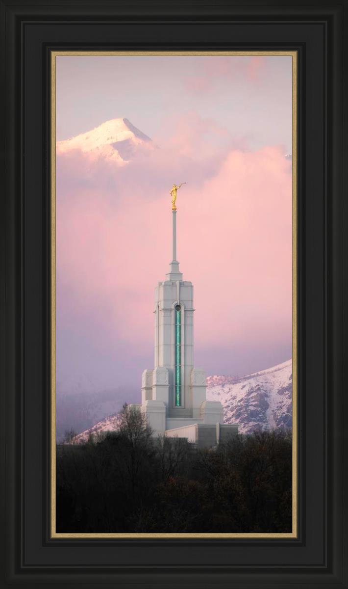 Mount Timpanogos Temple Winter Peaks
