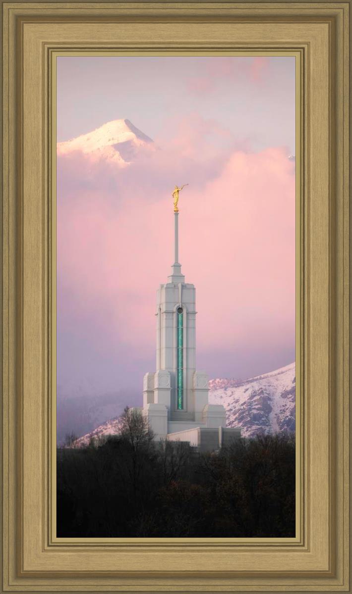 Mount Timpanogos Temple Winter Peaks