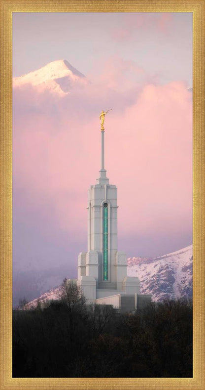 Mount Timpanogos Temple Winter Peaks