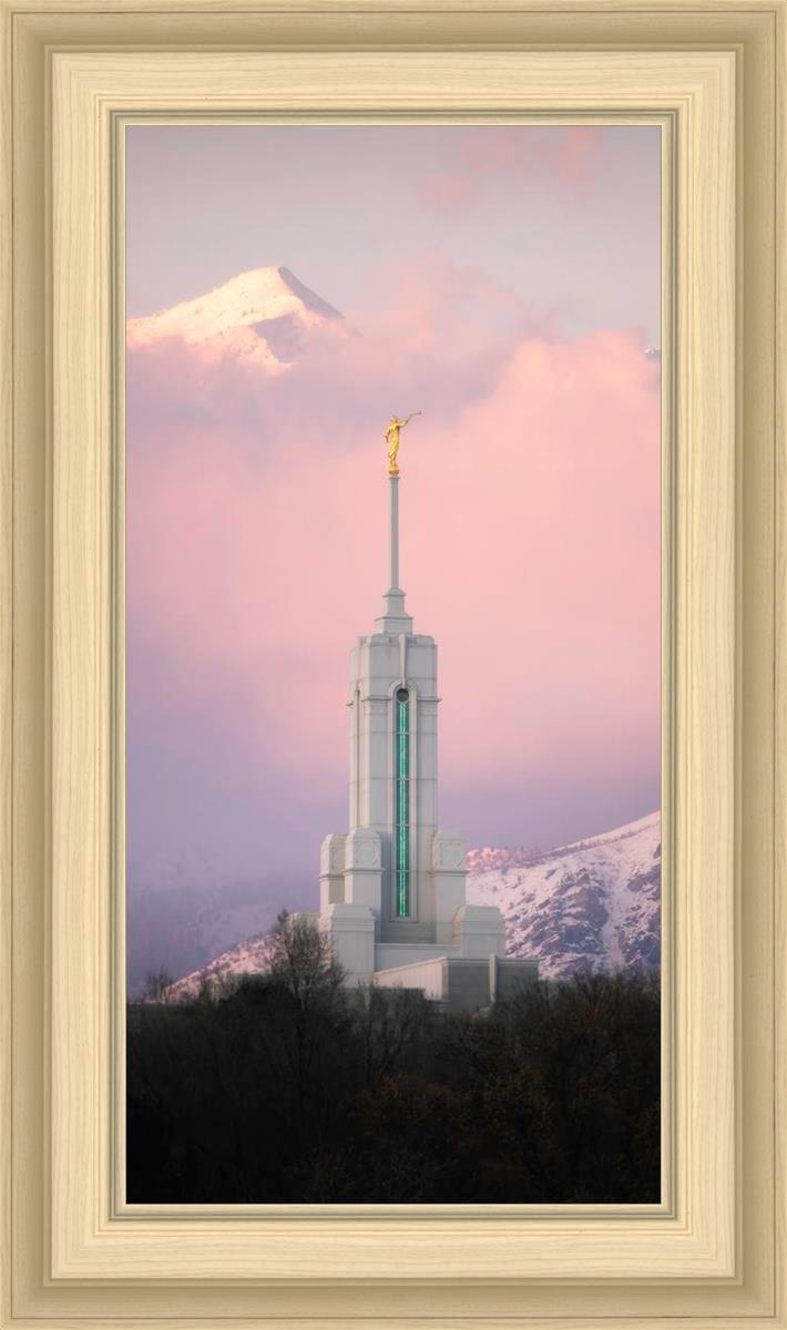 Mount Timpanogos Temple Winter Peaks