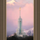 Mount Timpanogos Temple Winter Peaks