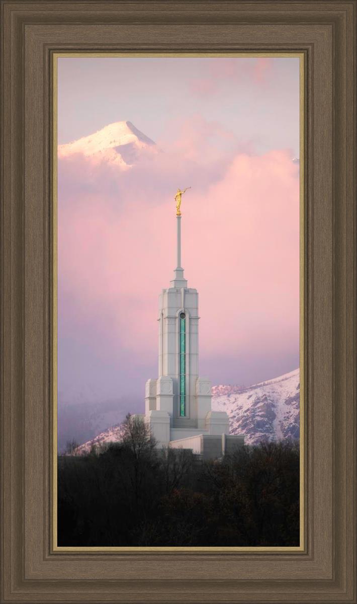 Mount Timpanogos Temple Winter Peaks
