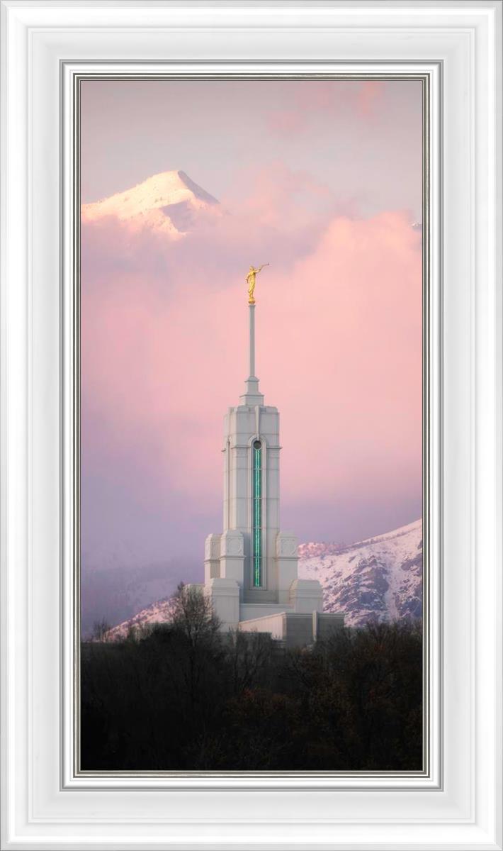 Mount Timpanogos Temple Winter Peaks