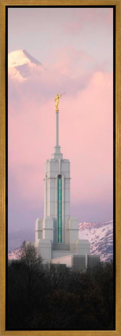 Mount Timpanogos Temple Winter Peaks