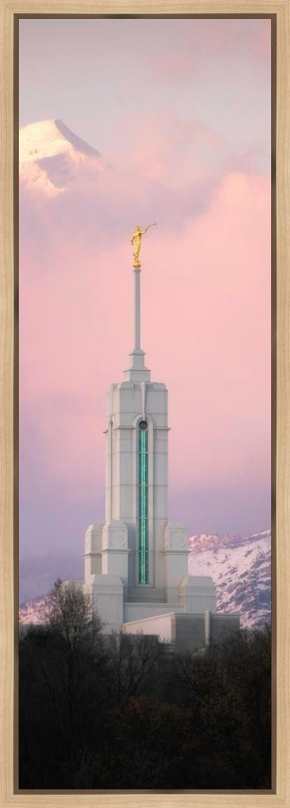 Mount Timpanogos Temple Winter Peaks