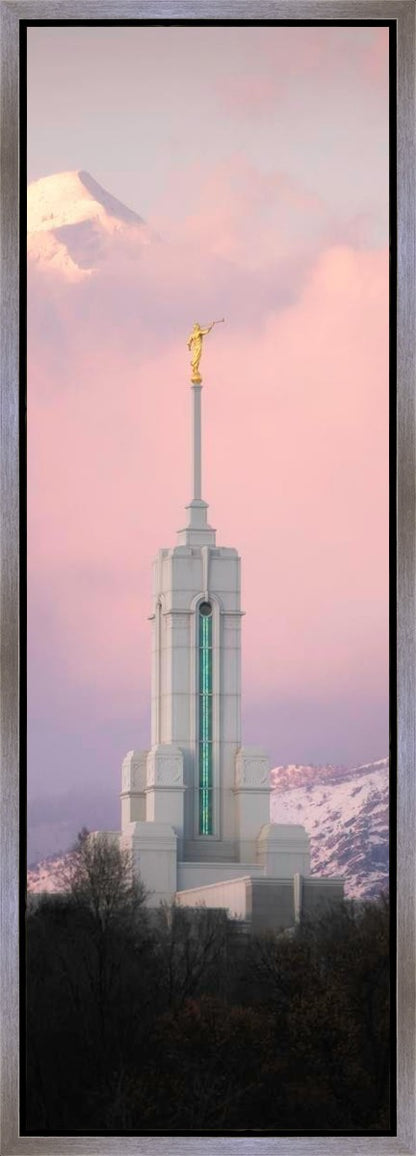 Mount Timpanogos Temple Winter Peaks