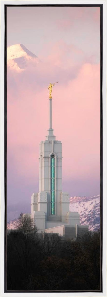 Mount Timpanogos Temple Winter Peaks