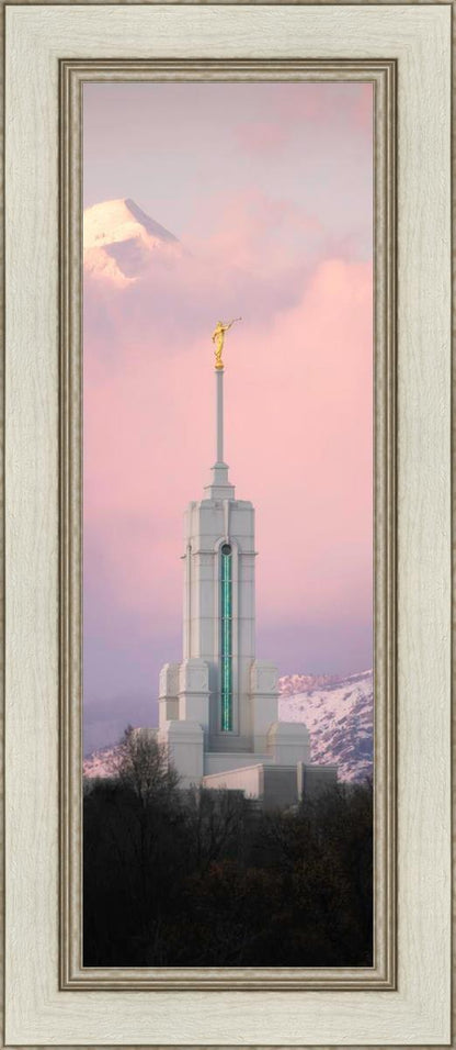 Mount Timpanogos Temple Winter Peaks
