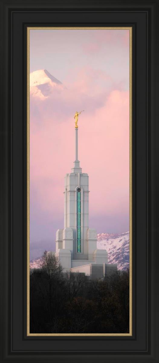 Mount Timpanogos Temple Winter Peaks