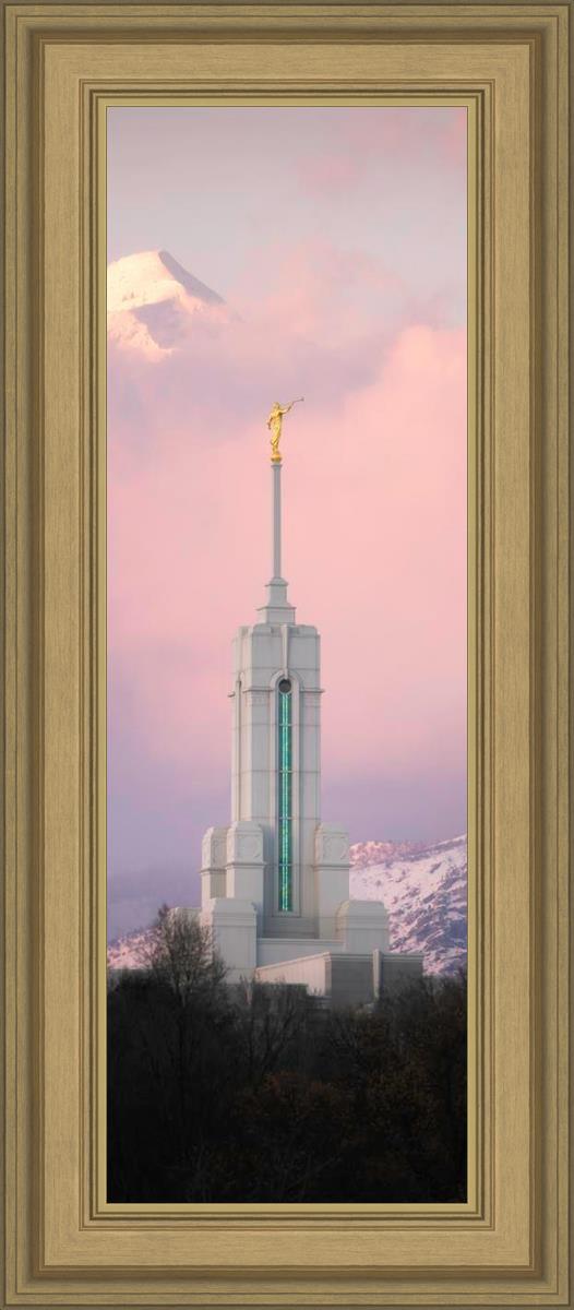 Mount Timpanogos Temple Winter Peaks