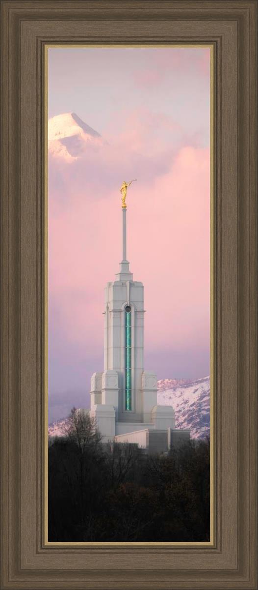 Mount Timpanogos Temple Winter Peaks