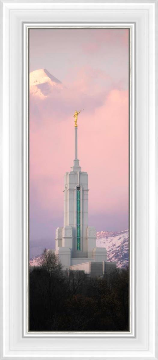 Mount Timpanogos Temple Winter Peaks