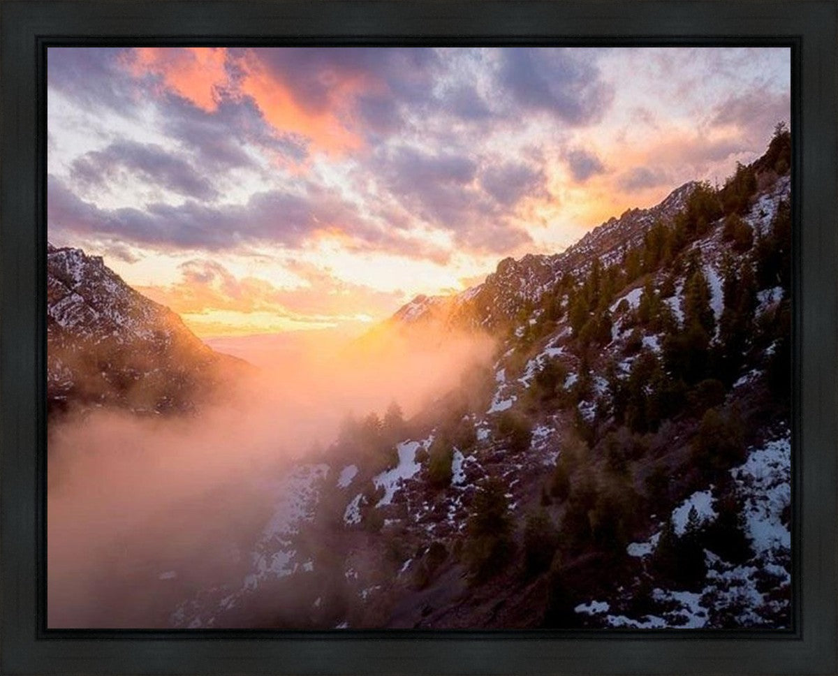 American Fork Canyon From Mutual Dell Gallery Wrap