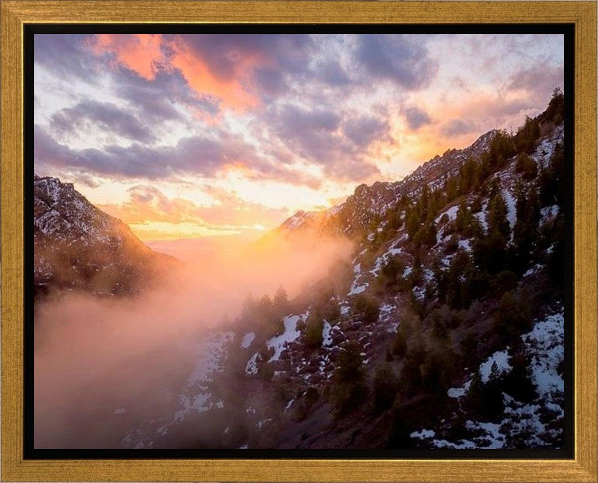 American Fork Canyon From Mutual Dell Gallery Wrap